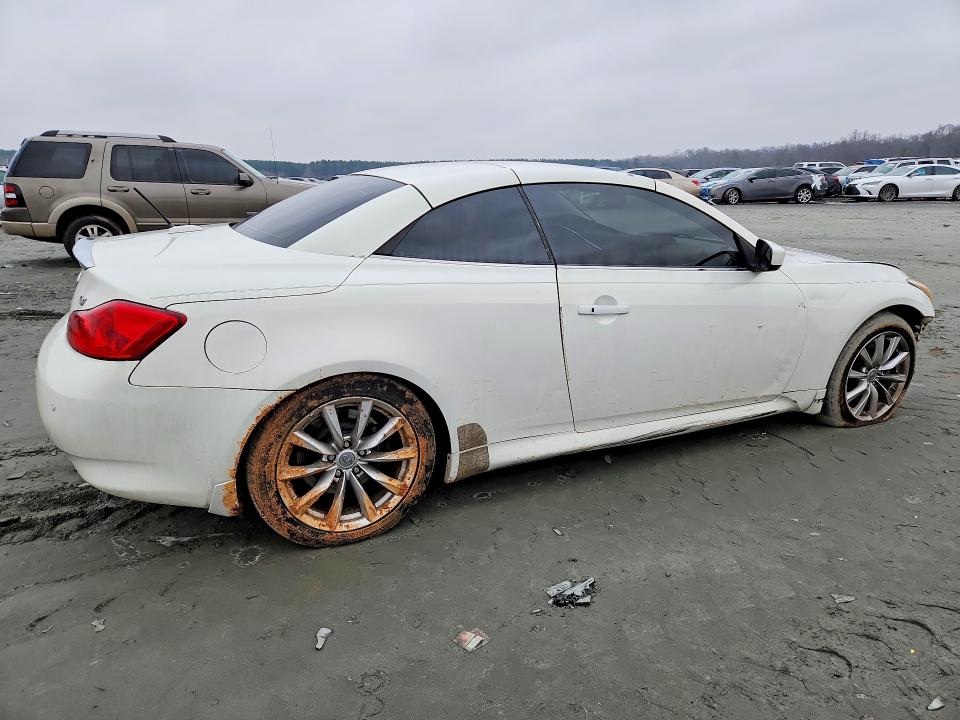 2011 Infiniti G VIN JN1CV6FE6BM951287 COPART salvage auction — FRONT END, Sc - Cert Of Title-Salvage, sold $1,050 on 2026-07-20 (photo 3)