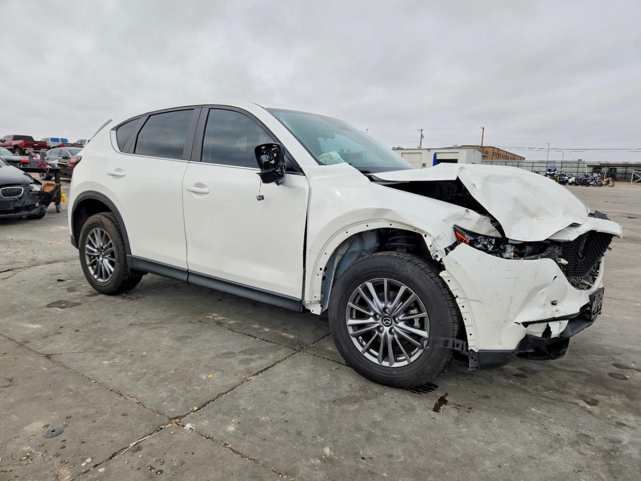 2018 Mazda CX-5 VIN JM3KFBBMXJ0348299 COPART salvage auction — Front End, TX - SALVAGE VEHICLE TITLE, sold $4,250 on 2026-07-09 (photo 4)