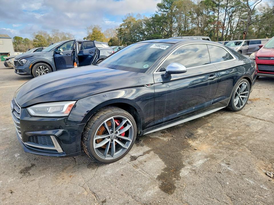 2018 Audi S5 VIN WAUP4AF57JA032447 COPART salvage auction — MINOR DENT/SCRATCHES, Al - Certificate Of Title (P), sold $8,900 on 2026-07-28 (photo 1)