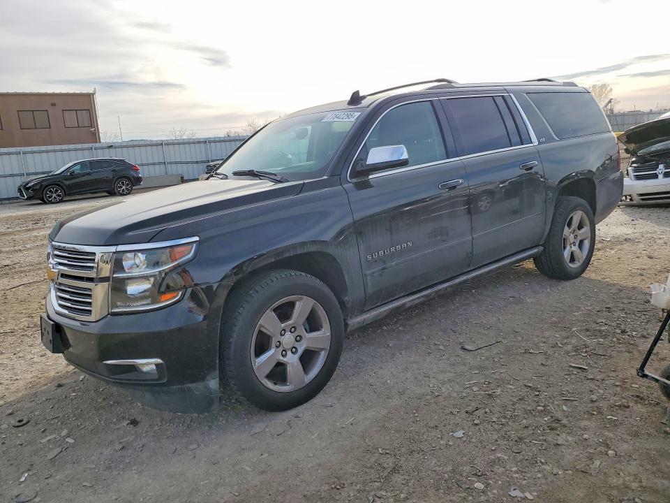 2016 Chevrolet Suburban VIN 1GNSKJKC8GR453991 COPART salvage auction — REAR END, Ks - Cert Of Title-Salvage, sold $7,200 on 2026-07-09 (photo 1)