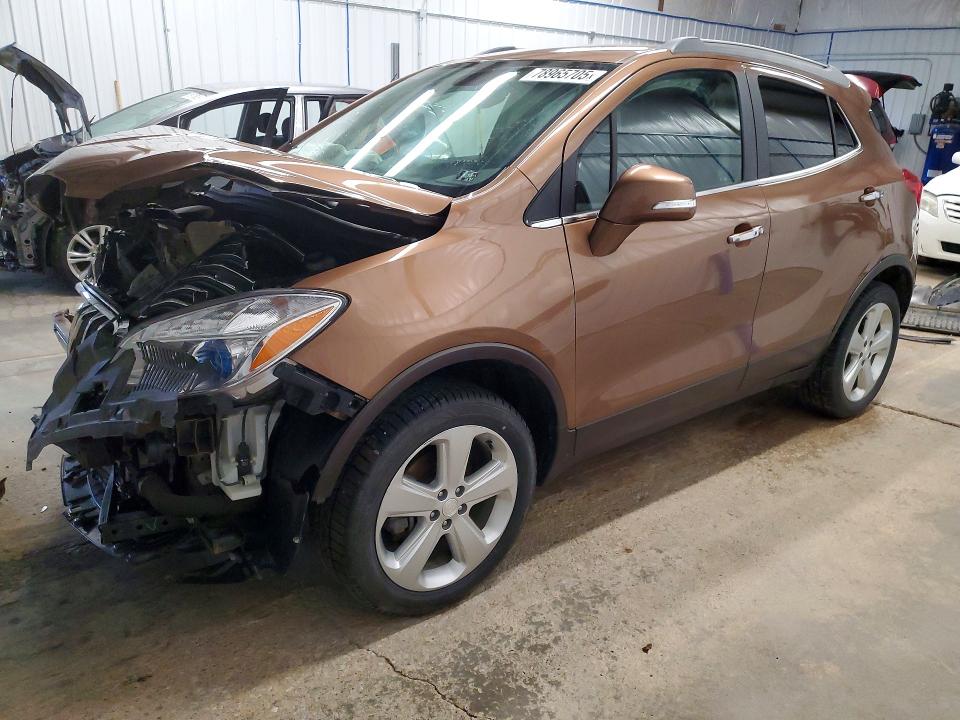 2016 Buick Encore VIN KL4CJESBXGB569078 COPART salvage auction — FRONT END, Pa - Certificate Of Salvage, sold $425 on 2026-07-08 (photo 1)