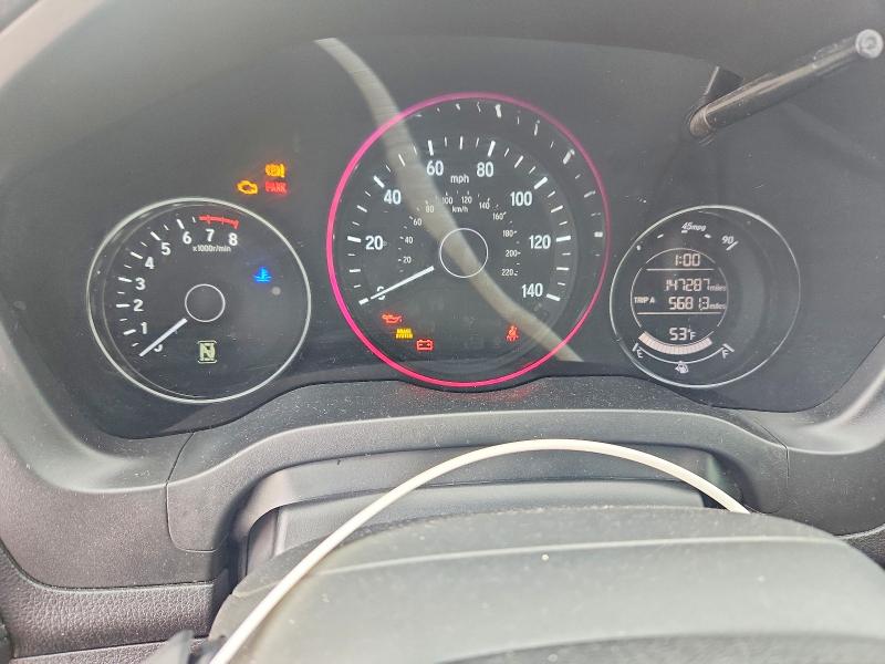 2016 Honda Hr-v VIN 3CZRU5H77GM724294 COPART salvage auction — MINOR DENT/SCRATCHES, Tx - Certificate Of Title, sold $3,400 on 2026-07-27 (photo 9)