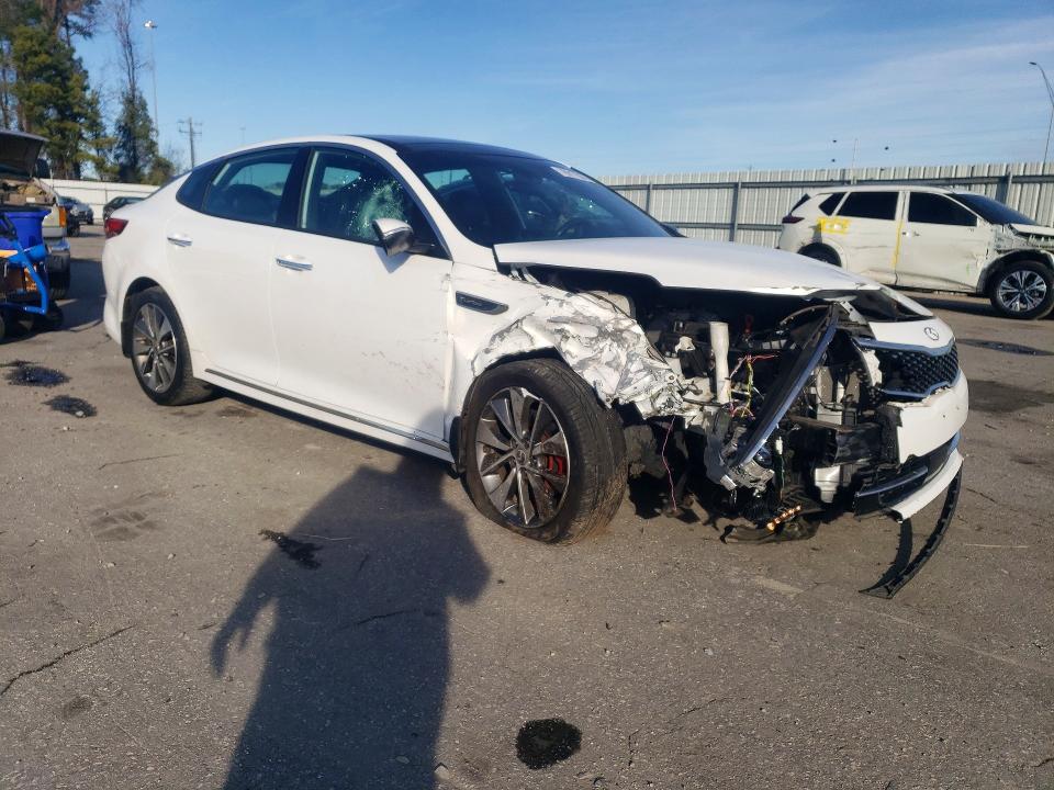 2016 Kia Optima VIN 5XXGV4L22GG043865 COPART salvage auction — FRONT END, NC - DEALER ONLY CLEAN TITLE, sold $575 on 2026-07-07 (photo 4)
