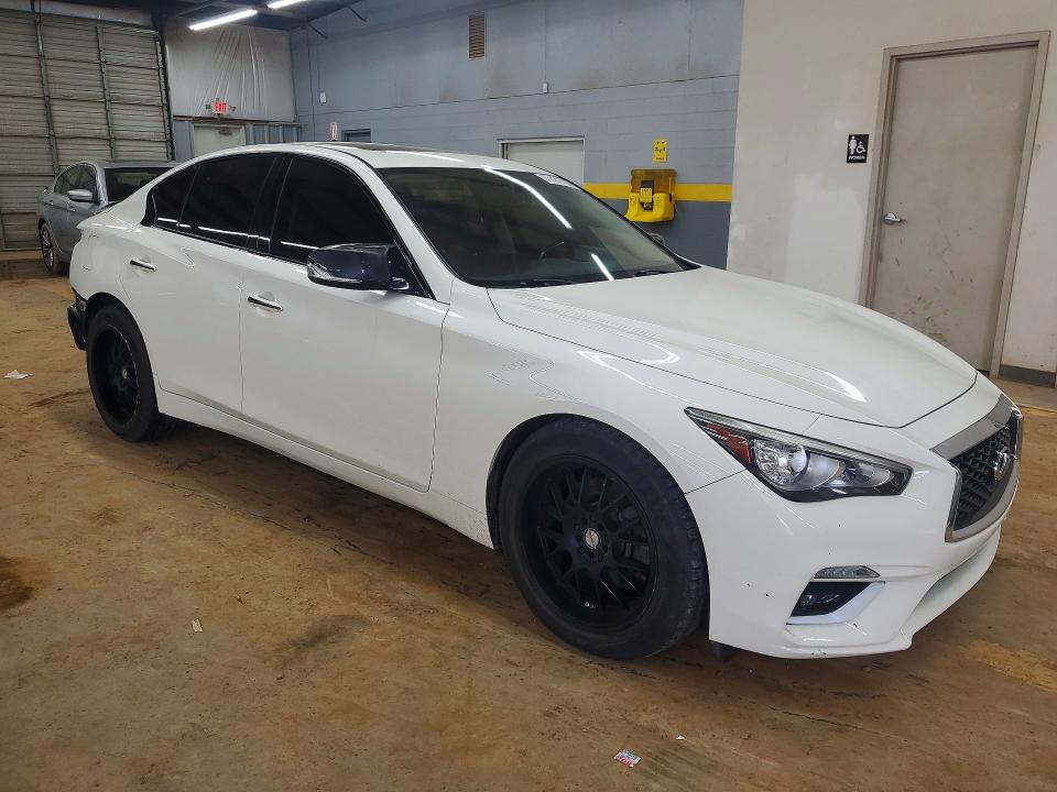 2018 Infiniti Q50 VIN JN1EV7AR9JM443435 COPART salvage auction — REAR END, Nc - Salvage Certificate Of Title, sold $3,050 on 2026-07-15 (photo 4)