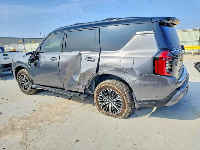 2026 Nissan Armada VIN JN8AY3EA3T9015001 COPART salvage auction — SIDE, TX - SALVAGE VEHICLE TITLE, sold $47,250 on 2026-07-02 (photo 2)