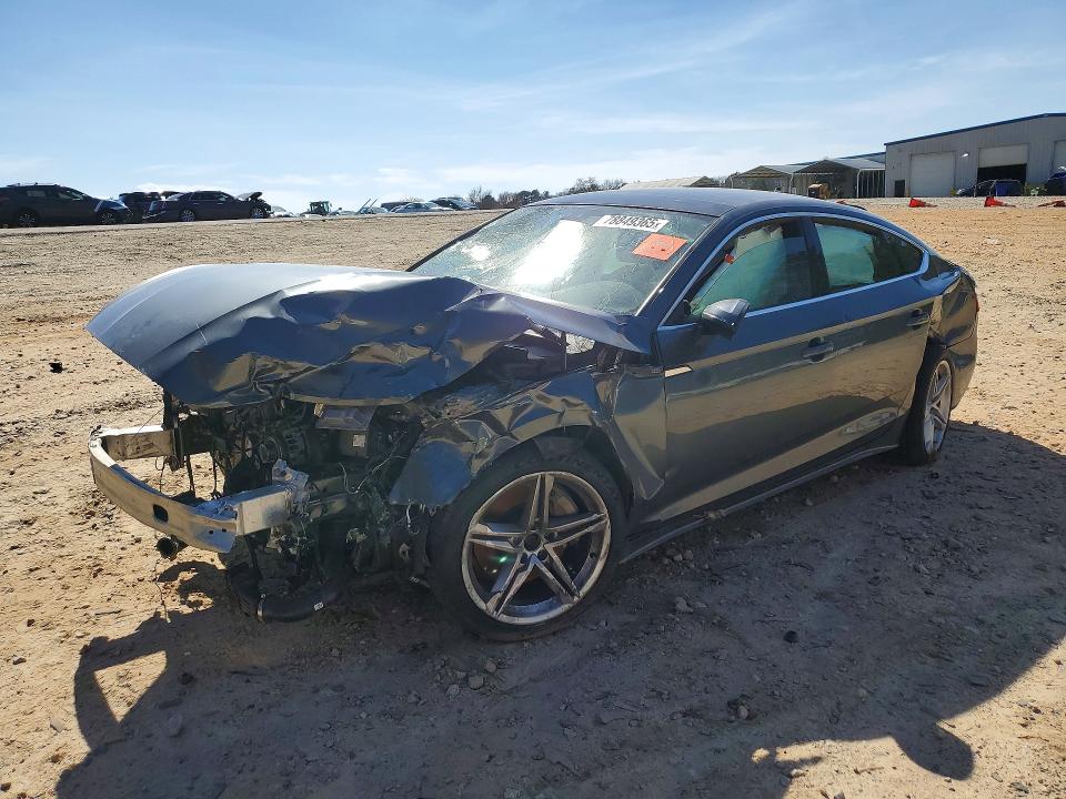 2021 Audi A5 VIN WAUDACF5XMA013063 COPART salvage auction — FRONT END, Wv - Salvage Certificate, sold $1,500 on 2026-07-10 (photo 1)