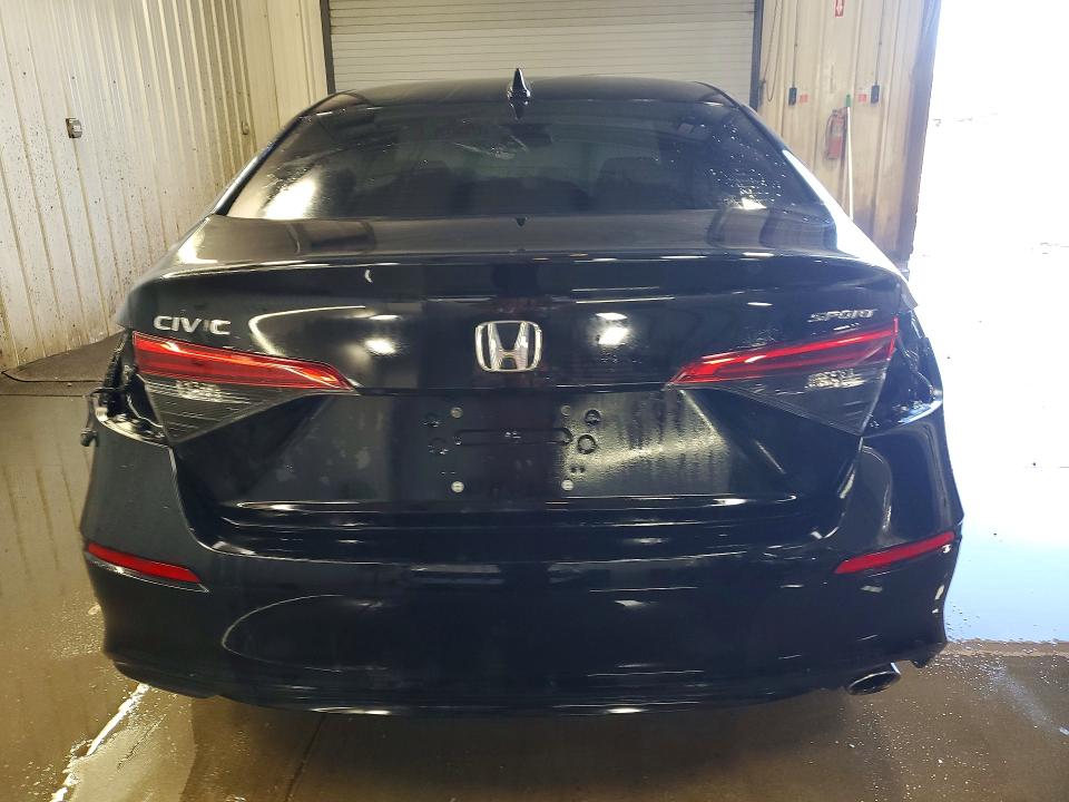 2024 Honda Civic VIN 2HGFE2F54RH576002 COPART salvage auction — SIDE, IL - SALVAGE CERTIFICATE, sold $9,000 on 2026-07-09 (photo 6)
