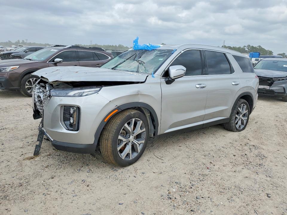 2022 Hyundai Palisade VIN KM8R34HE3NU369372 COPART salvage auction — FRONT END, Tx - Salvage Vehicle Title, sold $7,900 on 2026-07-28 (photo 1)
