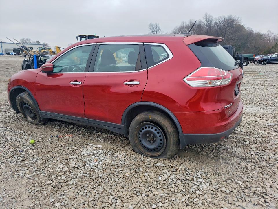2015 Nissan Rogue VIN KNMAT2MV1FP542964 COPART salvage auction — FRONT END, Tn - Salvage Certificate, sold $600 on 2026-07-09 (photo 2)
