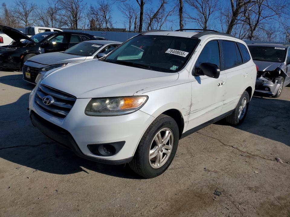 2012 Hyundai Santa fe VIN 5XYZG3AB7CG151632 COPART salvage auction — FRONT END, Id - Salvage Certificate Of Title, sold $1,350 on 2026-07-10 (photo 1)