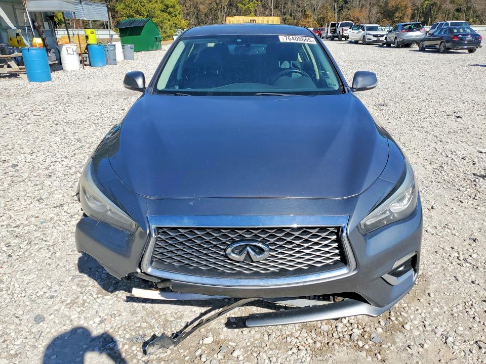 2019 Infiniti Q50 VIN JN1EV7AP2KM517942 COPART salvage auction — FRONT END, Tx - Salvage Vehicle Title, sold $2,450 on 2026-07-31 (photo 5)