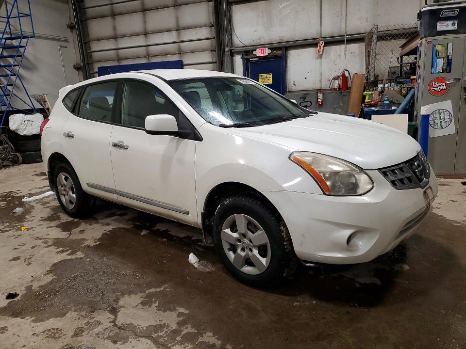 2012 Nissan Rogue sport VIN JN8AS5MT8CW262225 COPART salvage auction — FRONT END, On - Permit No Brand - Unfit, sold $400 on 2026-07-07 (photo 4)