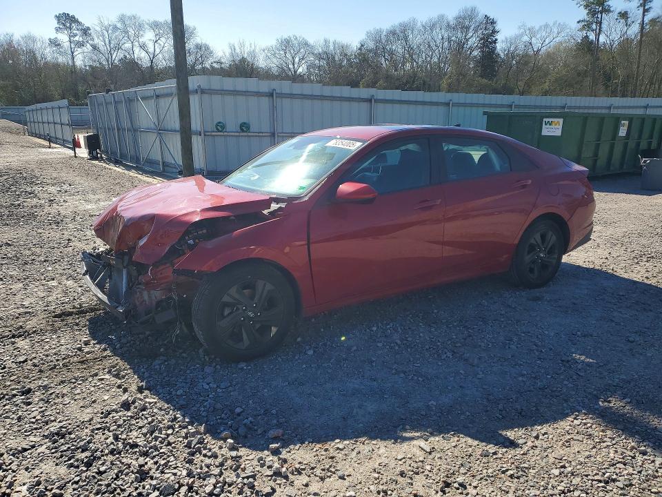 2023 Hyundai Elantra VIN KMHLM4AG4PU454819 COPART salvage auction — FRONT END, Va - Cert Of Title - Salvage, sold $1,400 on 2026-07-14 (photo 1)