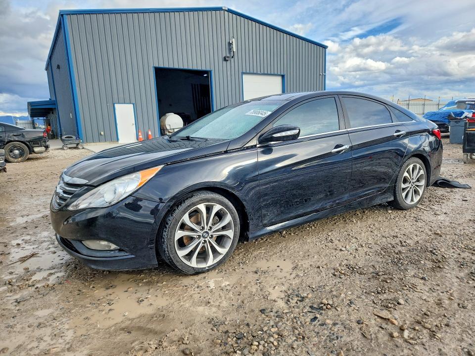 2014 Hyundai Sonata VIN 5NPEC4AB1EH815256 COPART salvage auction — REAR END, Ut - Salvage Certificate, sold $1,100 on 2026-07-10 (photo 1)
