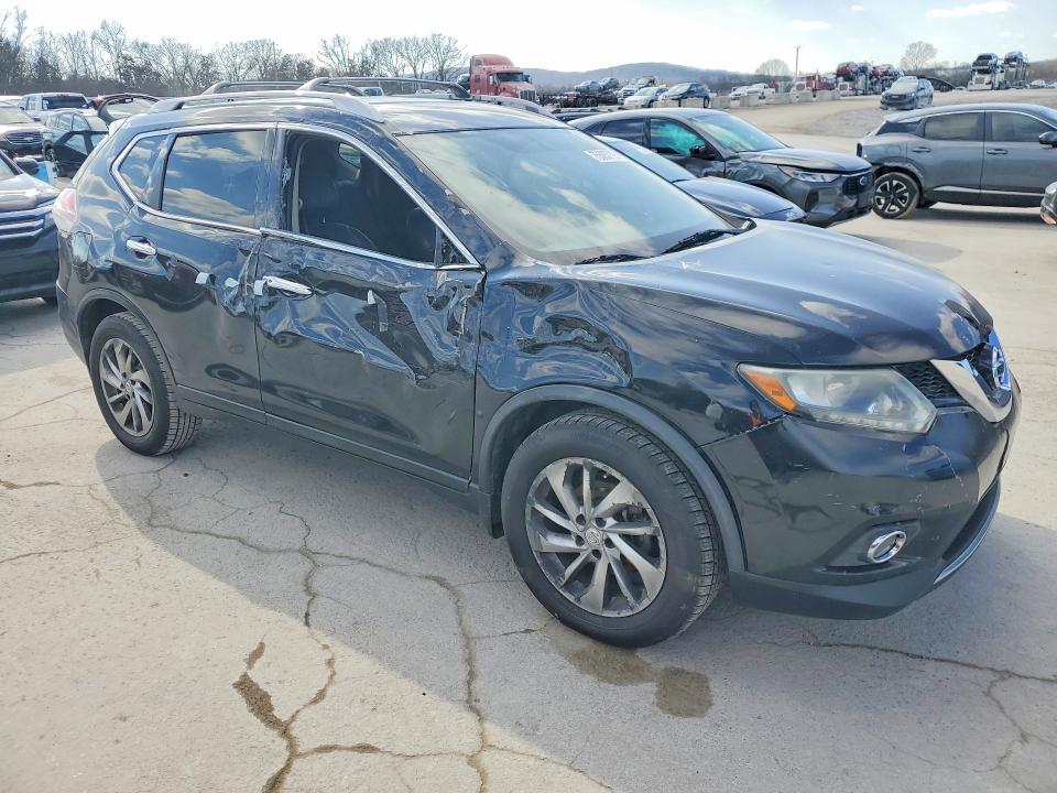 2014 Nissan Rogue VIN 5N1AT2MT6EC779028 COPART salvage auction — SIDE, Tn - Salvage Certificate, sold $600 on 2026-07-06 (photo 4)