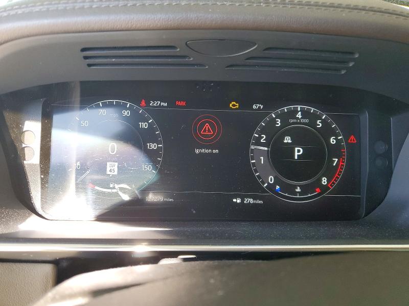 2018 Land rover Range rover sport VIN SALWR2RVXJA800092 COPART salvage auction — NORMAL WEAR, Ga - Certificate Of Title, sold $14,500 on 2026-07-08 (photo 9)