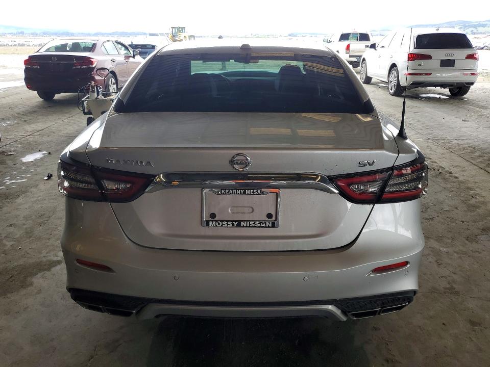2022 Nissan Maxima VIN 1N4AA6CVXNC504269 COPART salvage auction — FRONT END, Ca - Salvage Certificate, sold $875 on 2026-07-09 (photo 6)