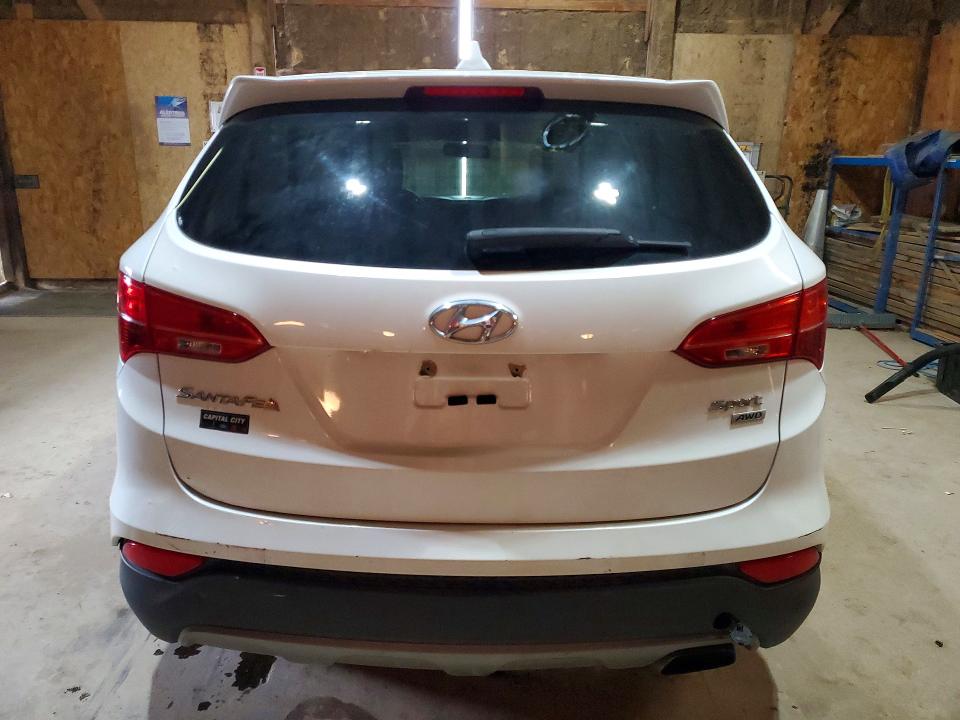 2016 Hyundai Santa fe VIN 5XYZTDLB5GG342468 COPART salvage auction — MECHANICAL, Salvage Title, sold $100 on 2026-07-21 (photo 6)
