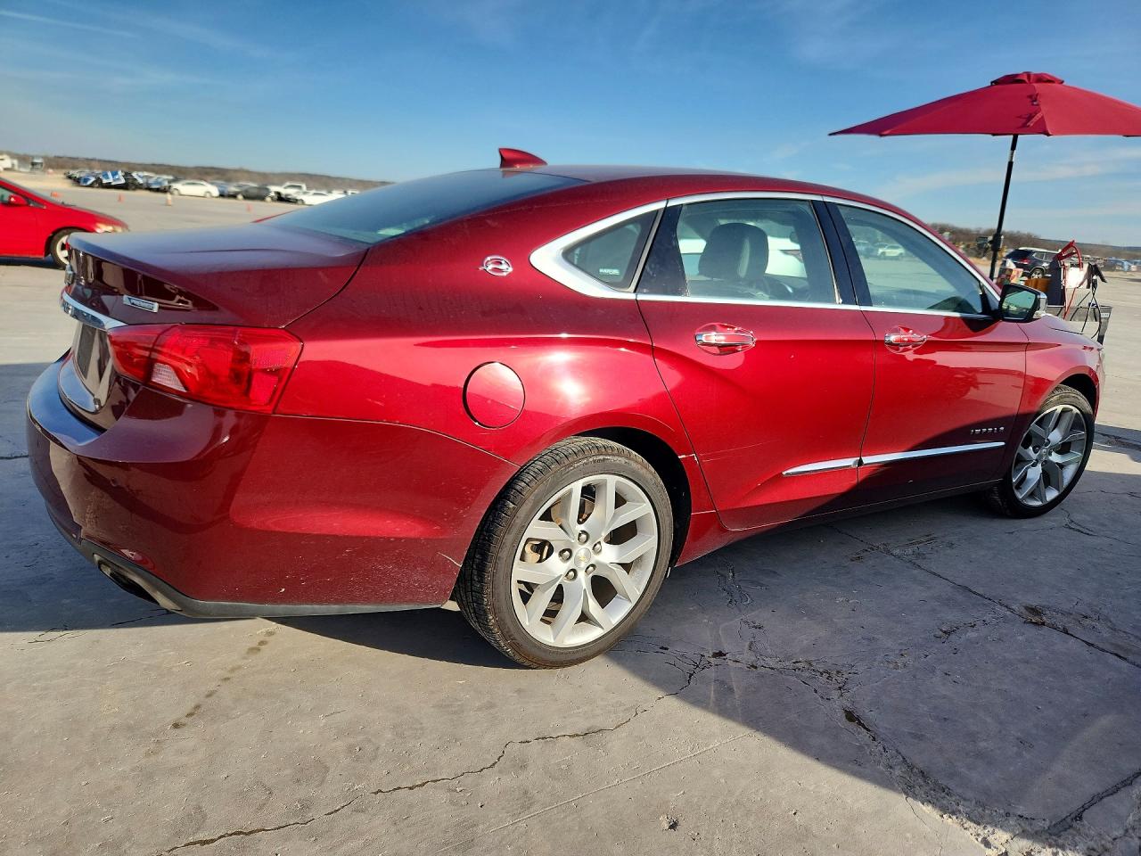 2017 Chevrolet Impala VIN 2G1145S32H9191153 COPART salvage auction — Burn Engine, TX - SALVAGE VEHICLE TITLE, sold $750 on 2026-07-02 (photo 3)
