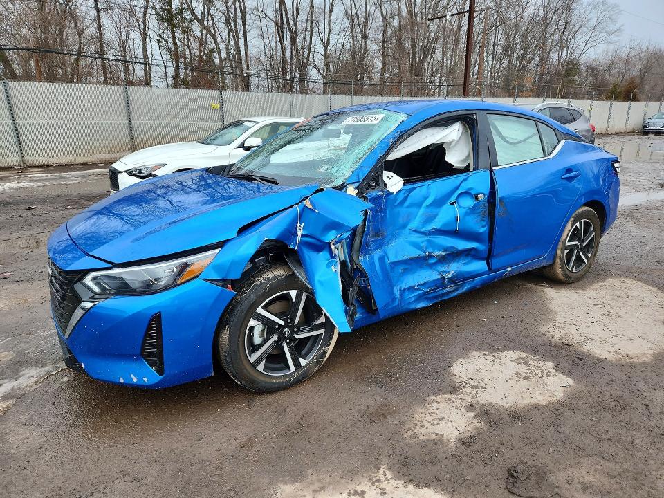 2025 Nissan Sentra VIN 3N1AB8CV6SY274139 COPART salvage auction — SIDE, Salvage Title, sold $1,850 on 2026-07-20 (photo 1)