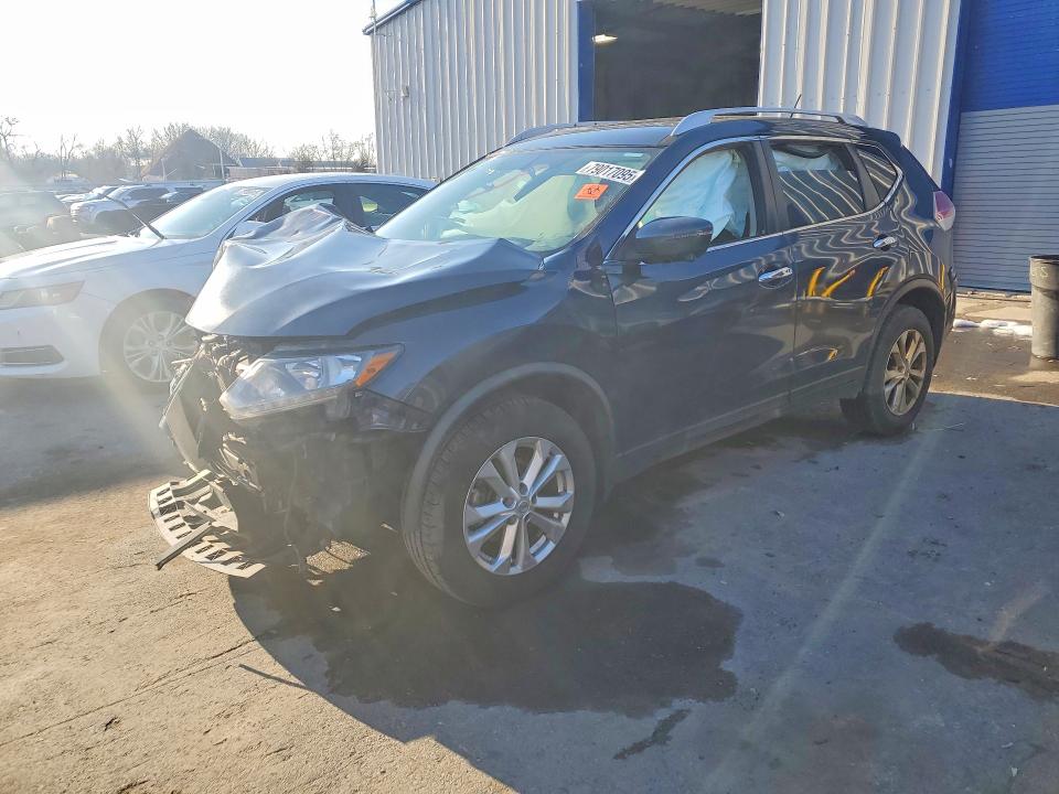 2016 Nissan Rogue VIN JN8AT2MV1GW148666 COPART salvage auction — FRONT END, Nj - Cert Of Title-Salvage, sold $425 on 2026-07-28 (photo 1)