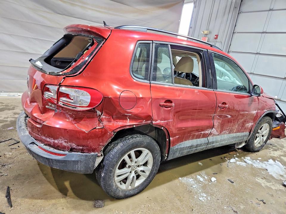 2016 Volkswagen Tiguan VIN WVGBV7AX3GW045712 COPART salvage auction — FRONT END, Nh - Cert Of Title-Salvage, sold $90 on 2026-07-28 (photo 3)