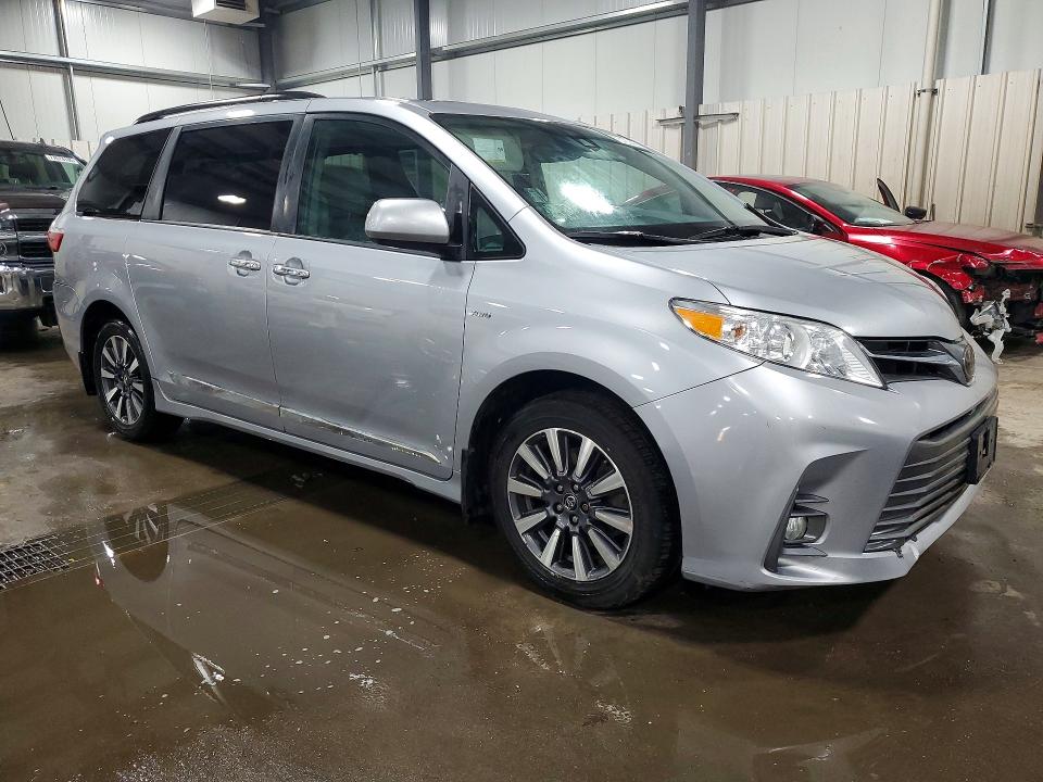 2018 Toyota Sienna VIN 5TDDZ3DC0JS203837 COPART salvage auction — REAR END, MN - CERT OF TITLE-SALVAGE, sold $4,300 on 2026-07-28 (photo 4)