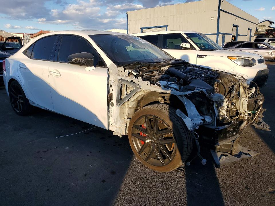 2019 Lexus Is VIN JTHBZ1D23K5035216 COPART salvage auction — FRONT END, Nv - Salvage Title, sold $450 on 2026-07-22 (photo 4)