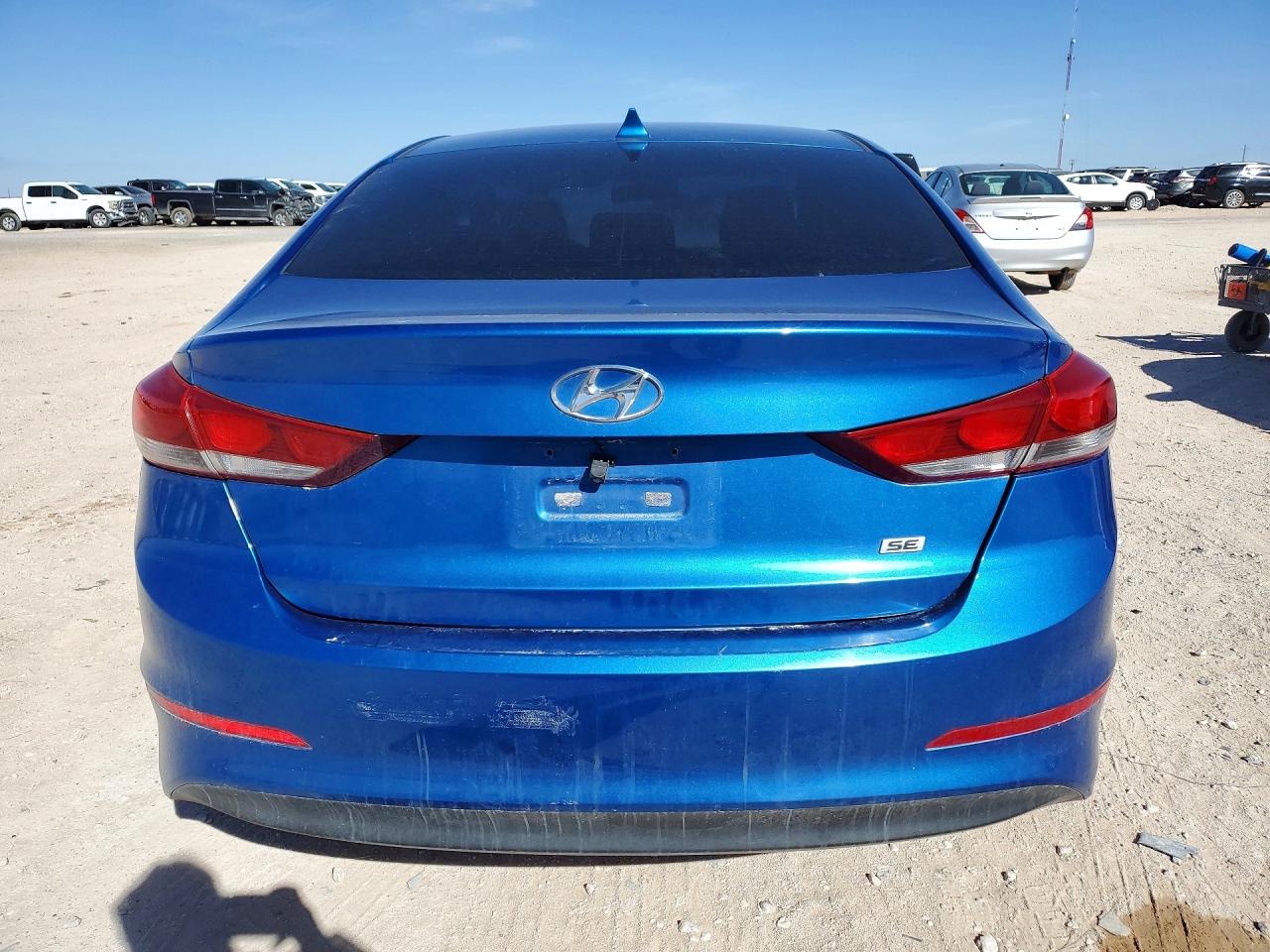 2017 Hyundai Elantra VIN 5NPD74LF2HH164854 COPART salvage auction — Front End, TX - CERTIFICATE OF TITLE (P), sold $1,050 on 2026-07-01 (photo 6)