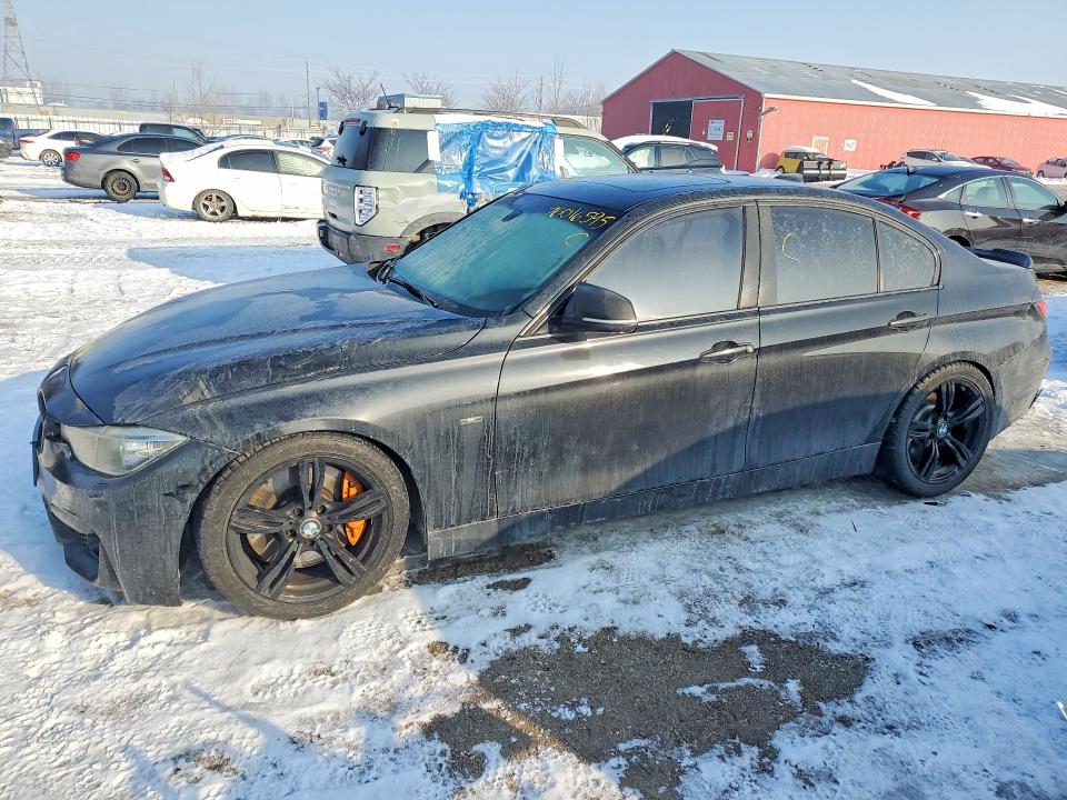 2012 BMW 3 series VIN WBA3A9C51CF270956 COPART salvage auction — UNDERCARRIAGE, On - Permit No Brand - Unfit, sold $1,950 on 2026-07-07 (photo 1)