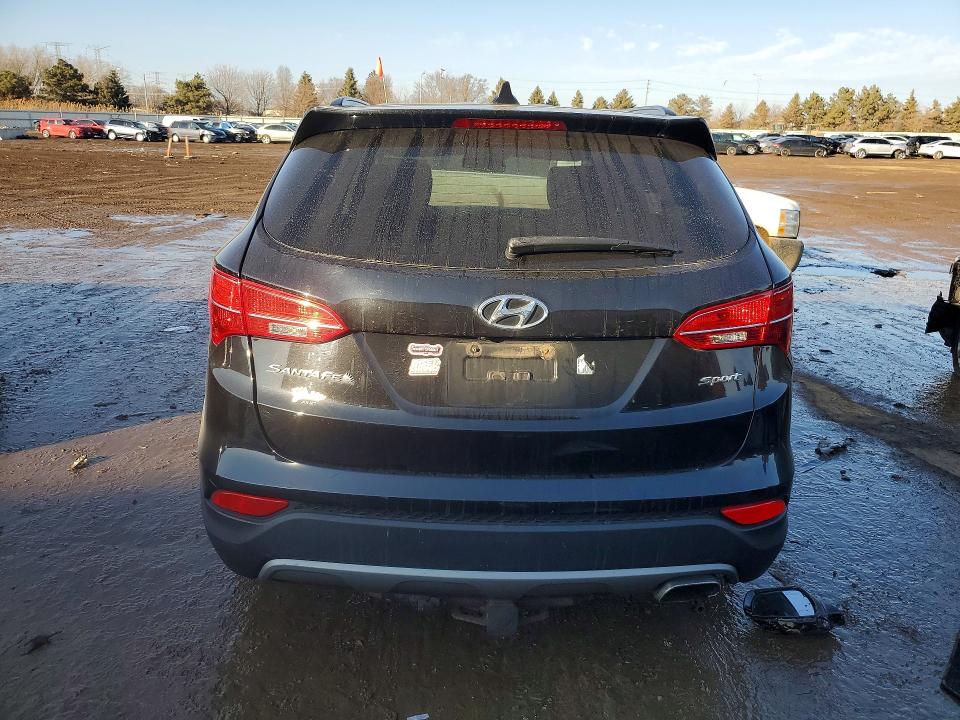 2013 Hyundai Santa fe VIN 5XYZU3LB2DG057648 COPART salvage auction — FRONT END, Il - Salvage Certificate, sold $2,100 on 2026-07-07 (photo 6)