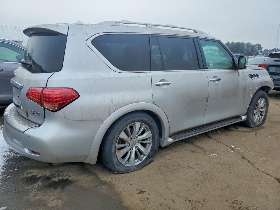 2015 Infiniti Qx80 VIN JN8AZ2NE3F9083118 COPART salvage auction — FRONT END, Ri - Certificate Of Title, sold $4,900 on 2026-07-30 (photo 3)