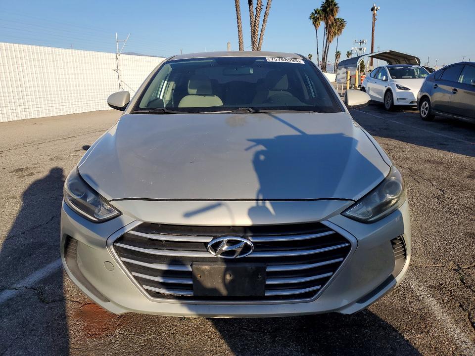 2017 Hyundai Elantra VIN KMHD74LFXHU092531 COPART salvage auction — MECHANICAL, Ca - Dis/Dlr/Exp Only Clean Title, sold $2,400 on 2026-07-28 (photo 5)