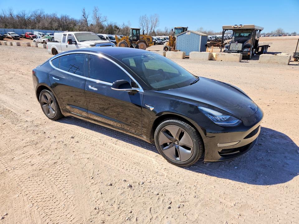 2019 Tesla Model 3 VIN 5YJ3E1EA7KF306090 COPART salvage auction — REAR END, Ok - Cert Of Title-Salvage, sold $550 on 2026-07-09 (photo 4)