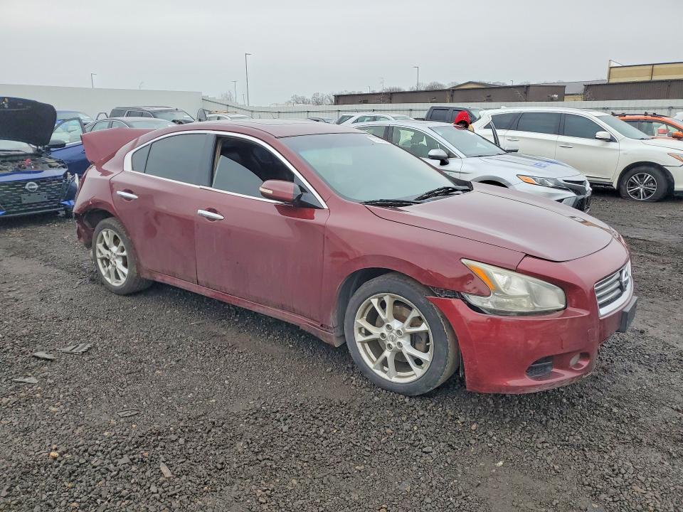 2013 Nissan Maxima VIN 1N4AA5AP3DC844974 COPART salvage auction — REAR END, Md - Cert Of Salvage > 75% Damage, sold $200 on 2026-07-10 (photo 4)