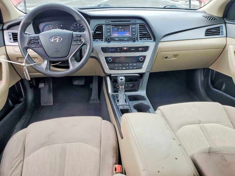 2016 Hyundai Sonata VIN KMHE24L10GA012239 COPART salvage auction — FRONT END, Or - Lien Papers Salvage, sold $725 on 2026-07-20 (photo 8)