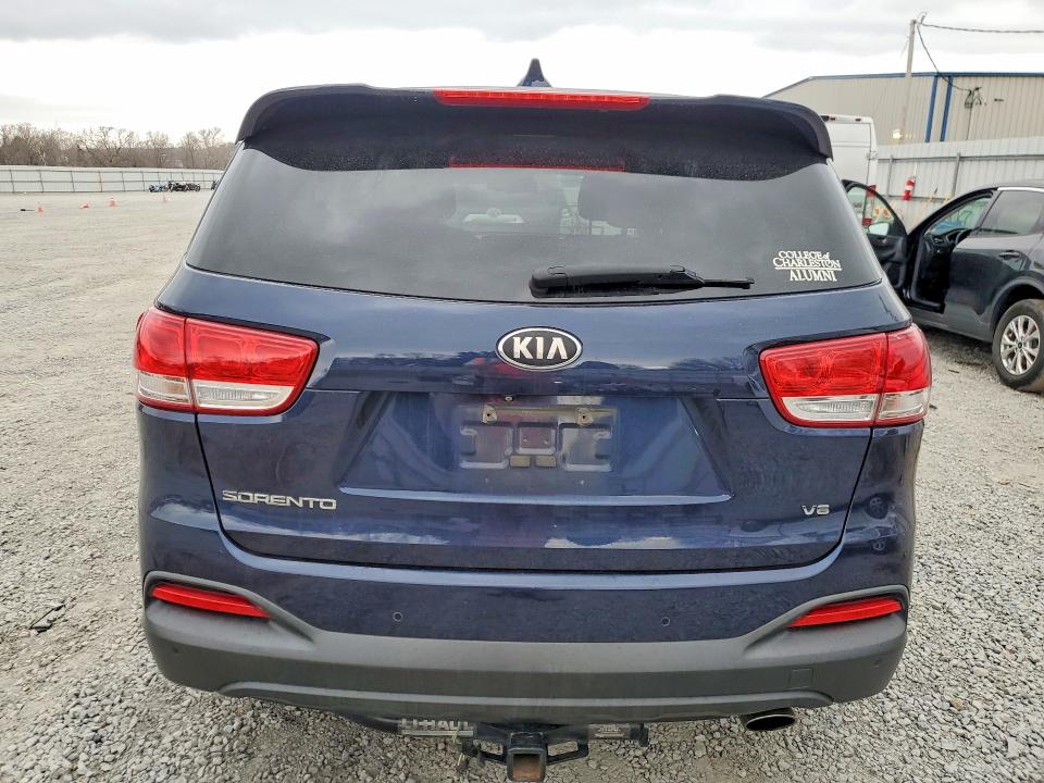 2016 Kia Sorento VIN 5XYPG4A50GG084868 COPART salvage auction — FRONT END, Nc - Salvage Certificate Of Title, sold $2,300 on 2026-07-08 (photo 6)