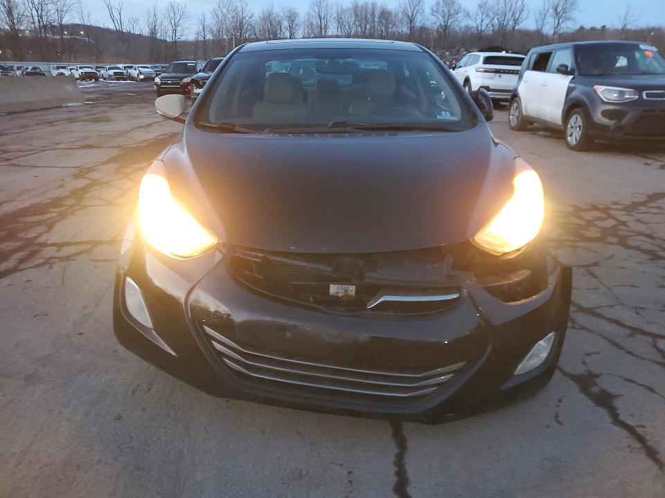 2012 Hyundai Elantra VIN KMHDH4AE4CU363339 COPART salvage auction — REAR END, Id - Salvage Certificate Of Title, sold $600 on 2026-07-16 (photo 5)