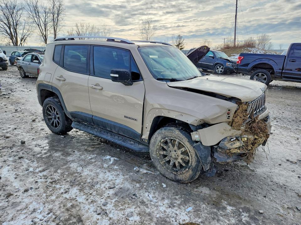 2016 Jeep Renegade VIN ZACCJBDT3GPC64697 COPART salvage auction — FRONT END, Mi - Cert Of Title-Salvage Vehicle, sold $1,100 on 2026-07-09 (photo 4)
