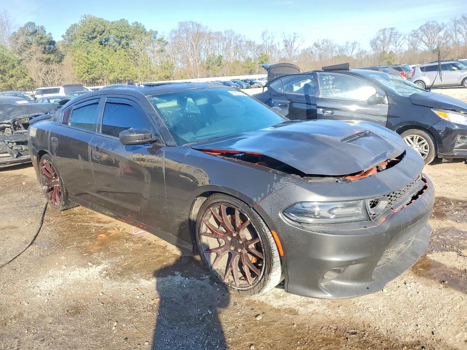 2020 Dodge Charger VIN 2C3CDXGJ6LH185863 COPART salvage auction — FRONT END, GA - CERTIFICATE OF TITLE, sold $17,600 on 2026-07-28 (photo 4)