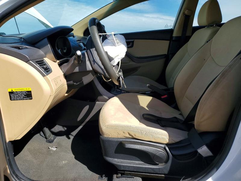 2013 Hyundai Elantra VIN 5NPDH4AE6DH240481 COPART salvage auction — FRONT END, Fl - Cert Of Title Slvg Rebuildable, sold $625 on 2026-07-28 (photo 7)