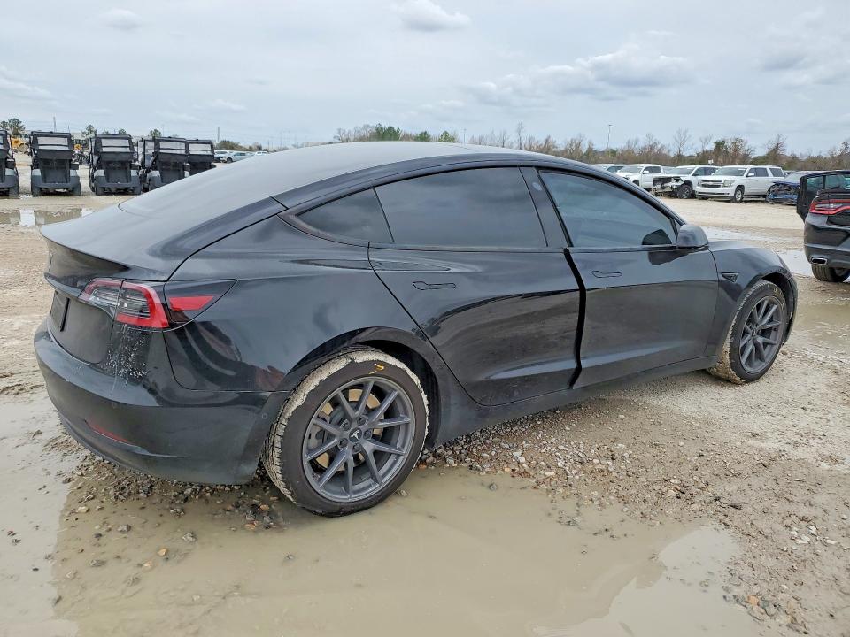 2022 Tesla Model 3 VIN 5YJ3E1EA8NF130896 COPART salvage auction — FRONT END, Tx - Salvage Vehicle Title, sold $9,300 on 2026-07-10 (photo 3)
