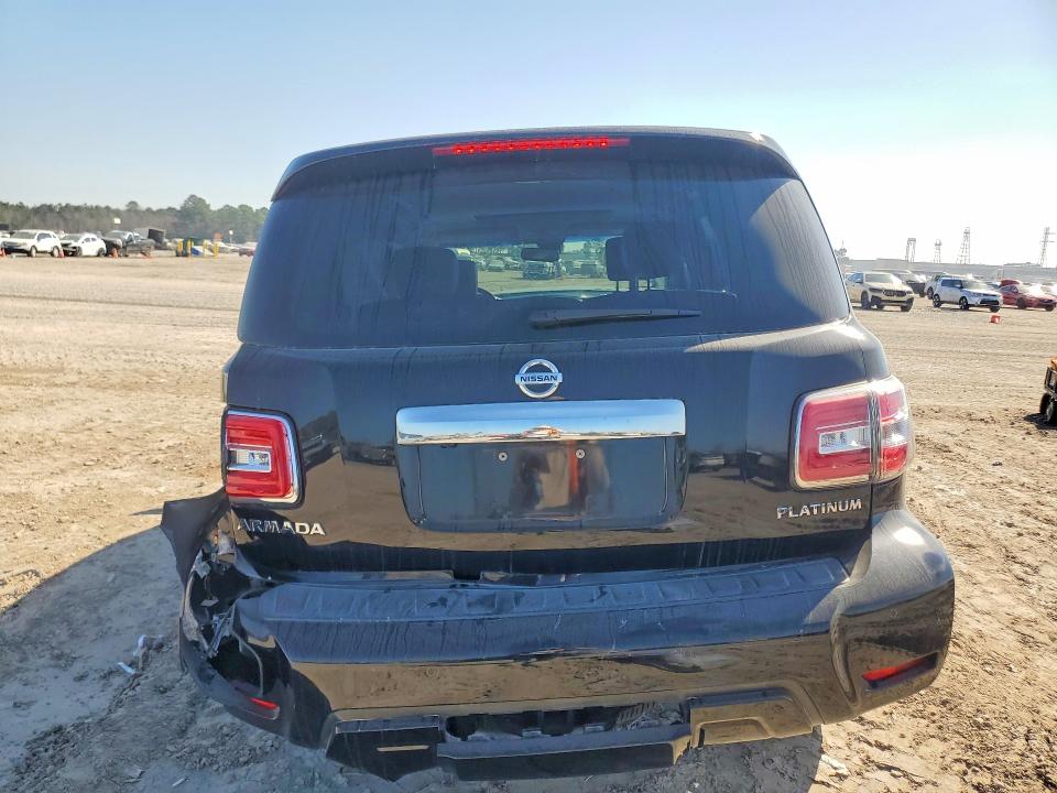 2017 Nissan Armada VIN JN8AY2NF0H9304415 COPART salvage auction — FRONT END, Tx - Salvage Vehicle Title, sold $2,850 on 2026-07-10 (photo 6)