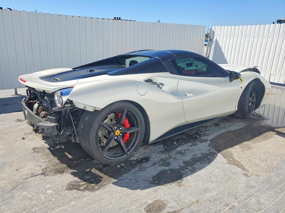 2018 Ferrari 488 SPIDER VIN ZFF80AMA4J0229716 COPART salvage auction — FRONT END, FL - CERT OF TITLE SLVG REBUILDABLE, sold $22,200 on 2026-07-28 (photo 3)