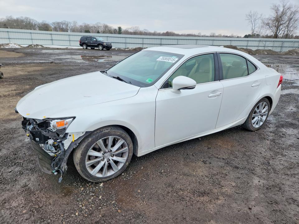 2016 Lexus Is VIN JTHBA1D22G5029051 COPART salvage auction — FRONT END, Md - Cert Of Salvage > 75% Damage, sold $4,350 on 2026-07-10 (photo 1)