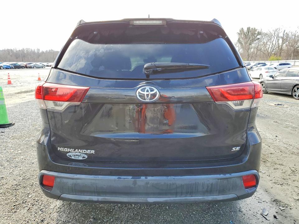 2019 Toyota Highlander VIN 5TDKZRFH0KS359414 COPART salvage auction — FRONT END, SC - CERT OF TITLE-SALVAGE, sold $9,300 on 2026-07-06 (photo 6)