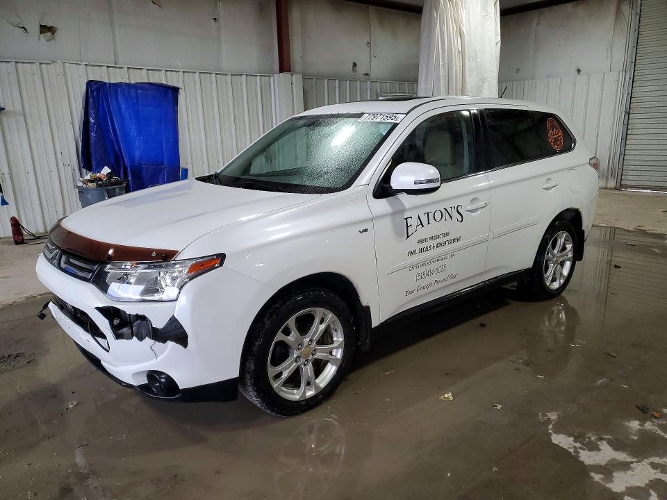 2014 Mitsubishi Outlander VIN JA4JZ4AX9EZ010570 COPART salvage auction — FRONT END, Ga - Cert Of Title-Salvage, sold $1,150 on 2026-07-20 (photo 1)