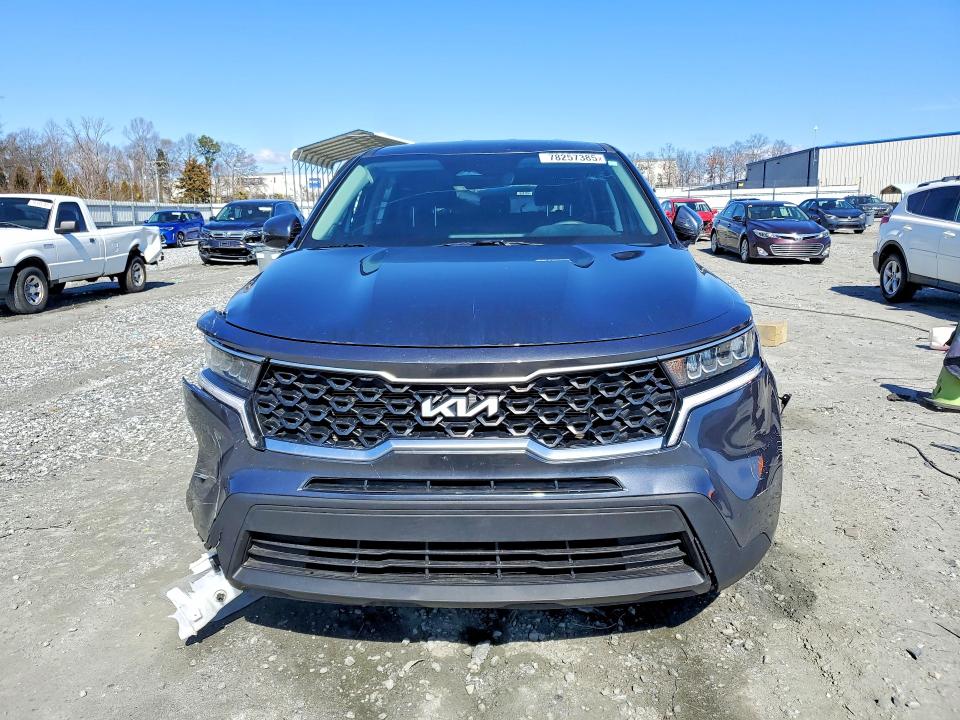 2022 Kia Sorento VIN 5XYRG4LC9NG123927 COPART salvage auction — FRONT END, Sc - Cert Of Title-Salvage, sold $5,600 on 2026-07-08 (photo 5)