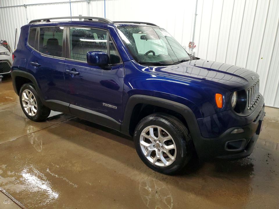 2017 Jeep Renegade VIN ZACCJBBB3HPG63394 COPART salvage auction — ROOF, PA - CERTIFICATE OF SALVAGE, sold $425 on 2026-07-29 (photo 4)