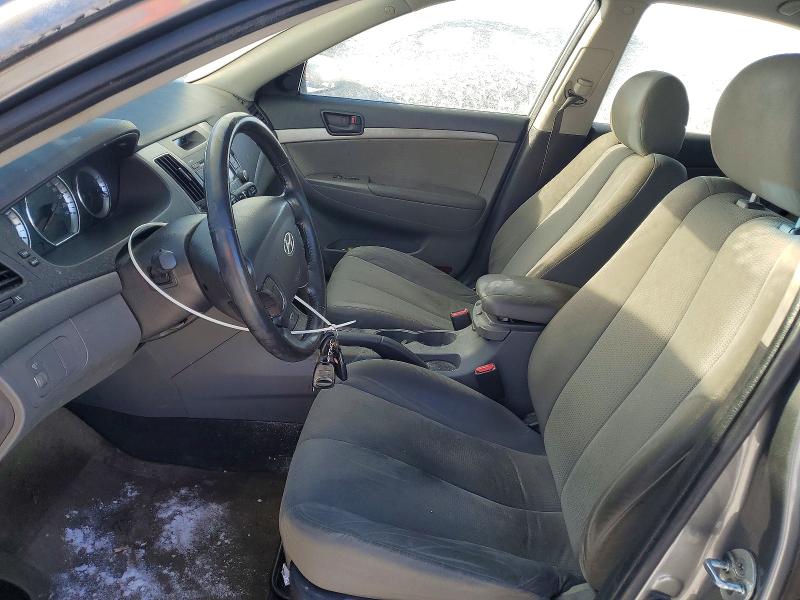 2009 Hyundai Sonata VIN 5NPET46C49H483675 COPART salvage auction — SIDE, Qc - Gravement Accidente, sold $575 on 2026-07-07 (photo 7)